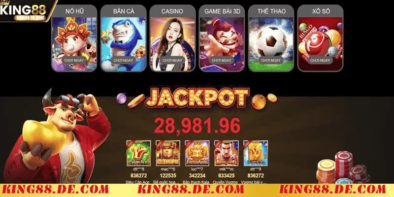 Giới Thiệu King88 - Sân Chơi Giải Trí Đẳng Cấp Hàng Đầu Các Dịch Vụ và Trò Chơi Đa Dạng Tại King88